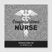 Gefeliciteerd, Zuster Afstudeerder Black Silver Gl (Voorkant)