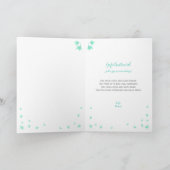 Gefeliciteerd Zwanger customizable names Kaart (Binnen)