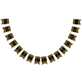 Gefeliciteerd - zwart en goud vlaggetjes (Alle)