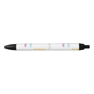 Gefeliciteerd Zwarte Inkt Pen