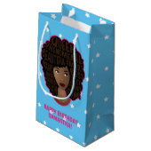 Gefeliciteerd! Zwarte vrouwen aanmoedigen, sterren Klein Cadeauzakje (Achterkant Gekanteld)