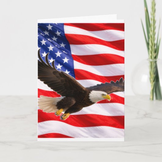 Gefeliciteerde Amerikaanse Burger Kaart (Voorkant)