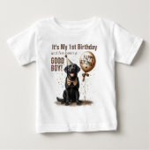 Gefeliciteerde Jubilaris Zwarte Lab Custom (Voorkant)