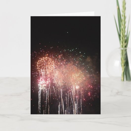 Gefeliciteerde Kaart voor "Aquatennial Fireworks"  (Voorkant)