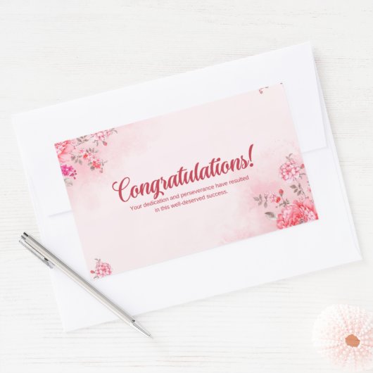 Gefeliciteerde stickers (Envelop)