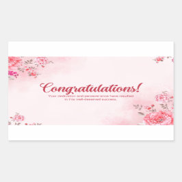 Gefeliciteerde stickers