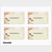 Gefeliciteerde stickers (Vel)