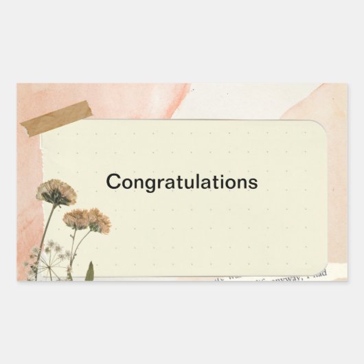 Gefeliciteerde stickers (Voorkant)