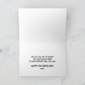 GEFELICITEERDE VADERDAG Christelijk Rolmodel Op Ma Kaart (Binnen)