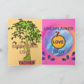 GEFELICITEERDE VADERDAG KAART (Binnen)