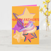 GEFELICITEERDE VADERDAG KAART (Gele Bloem)