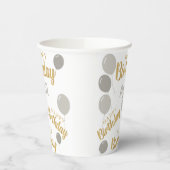 Gefeliciteerde verjaardag April verjaardagen Papie Papieren Bekers (Links)