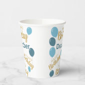 Gefeliciteerde verjaardag December verjaardagen Papieren Bekers (Links)