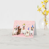 Gefeliciteerde verjaardag jullie feest kaart (Gele Bloem)