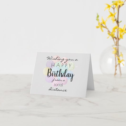 Gefeliciteerde verjaardag kaart (Gele Bloem)