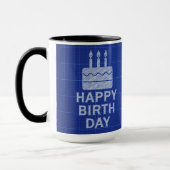 Gefeliciteerde verjaardag mok (Links)