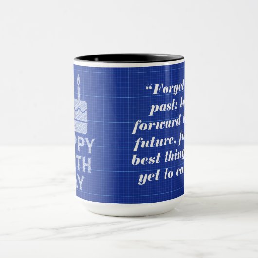 Gefeliciteerde verjaardag mok (Midden)