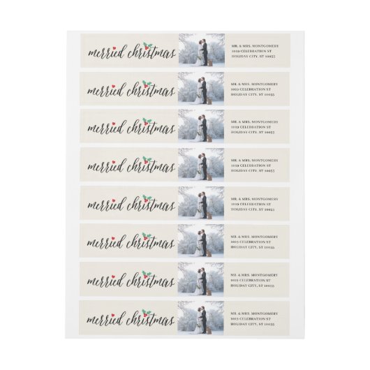 Gefelriteerd kerstfeest Holly Mistletoe Foto Adres (Vel)