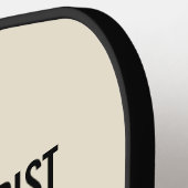 Gefersonaliseerde Fysiotherapeut Grappig Pickleball Paddle (Links Detail)