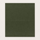 Gefextureerde Moss Gevouwen Visitekaartje - (Buitenkant ongevouwen)