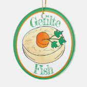 Gefilte Fish Jewish Feestdagen Shabbat Passover Fo Keramisch Ornament (Links)