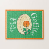 Gefilte Fish Jewish Feestdagen Shabbat Passover Fo Legpuzzel (Horizontaal)