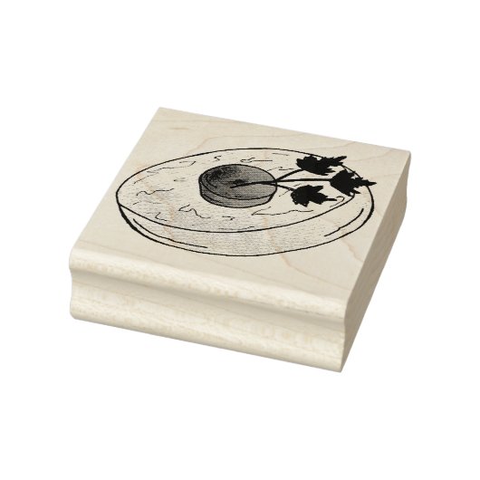 Gefilte Fish Jewish Feestdagen Shabbat Passover Fo Rubberstempel (Stempel)