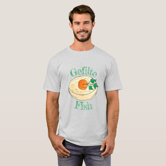Gefilte Fish Jewish Feestdagen Shabbat Passover Fo T-shirt (Voorkant volledig)