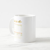 Gefilte Fish Voedingsfeiten Familie Matching Chris Koffiemok (Voorkant links)