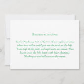 Gefilte Vis Joodse Shabbat Diner Pascha Seder Kaart (Achterkant)