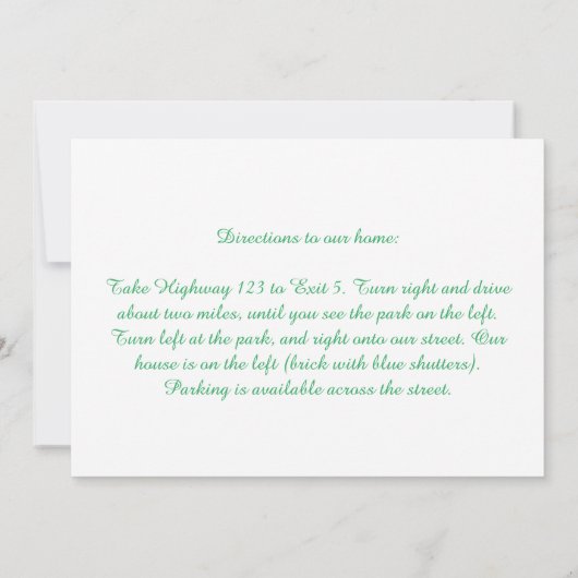 Gefilte Vis Joodse Shabbat Diner Pascha Seder Kaart (Achterkant)