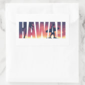  gefilterd Briefkaart Hawaii Rechthoekige Sticker (Tas)