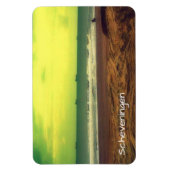 Gefilterd strand van Scheveningen en een paard Magneet (Verticaal)