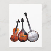 Gefiltreerde de Band van Bluegrass Briefkaart (Voorkant)