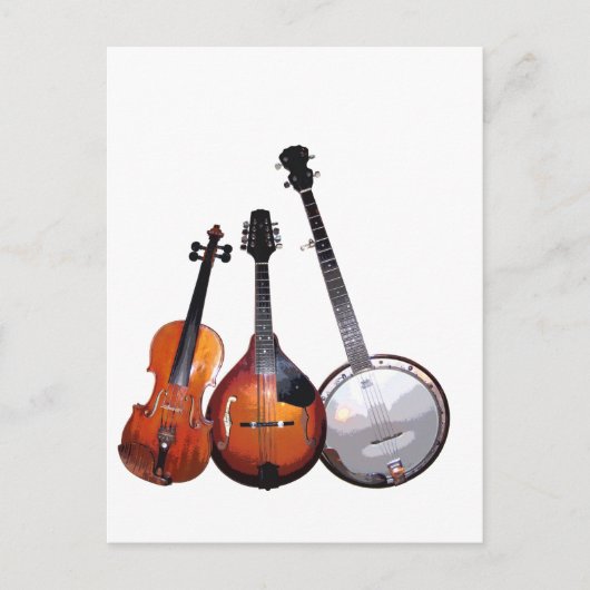 Gefiltreerde de Band van Bluegrass Briefkaart (Voorkant)