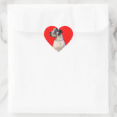 Gefleckte Dogge Hart Sticker (Tas)