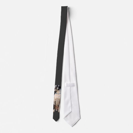 Gefleckte Dogge Stropdas (Achterkant)