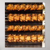 Geflügel Grill Küchen Poster (Voorkant)