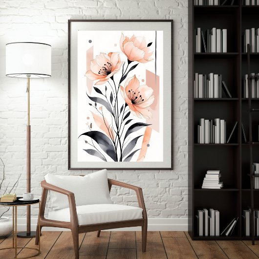 Gefluister in bloei poster