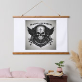 "Gefluister in het donker" Hangend Wandkleed (Slaapkamer)