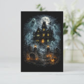 Gefluister van Blackwood Manor Bedankkaart (Staand voorkant)