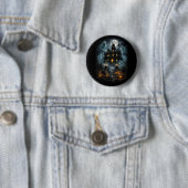 Gefluister van Blackwood Manor Ronde Button 5,7 Cm (In situ)