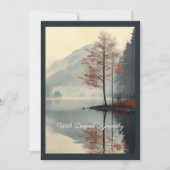 Gefluister van de herfst reflectie kaart (Voorkant)