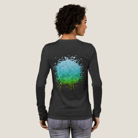 Gefluister van de Horizon Tri-Blend Shirt (Achterkant)