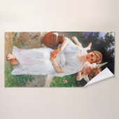 Gefluister van de Liefde, Bouguereau Badhanddoek (Badhanddoek)