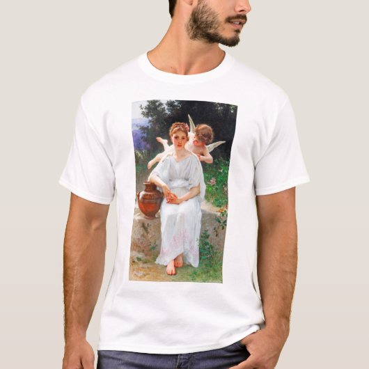 Gefluister van de Liefde, Bouguereau T-shirt (Voorkant)