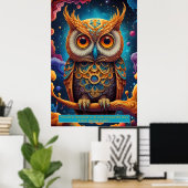 Gefluister van de nacht poster (Thuiskantoor)