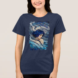 Gefluister van de Oceaan Godin Tri-Blend Shirt