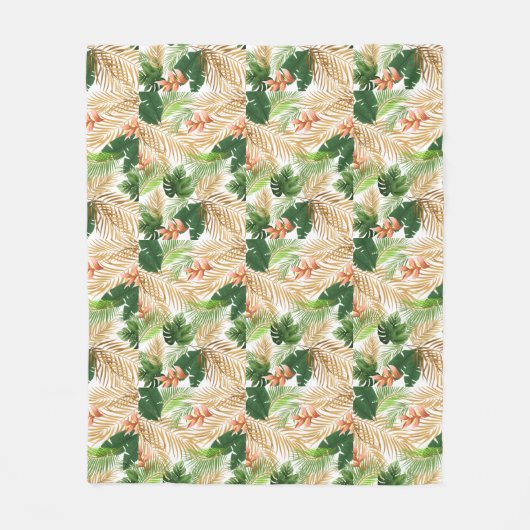Gefluister van de Palm Fleece Deken (Voorkant)