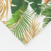 Gefluister van de Palm Fleece Deken (Hoek)